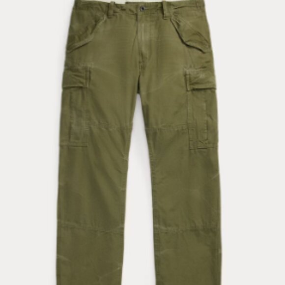 Polo Ralph Lauren Canvas Cargo Pant Olive 40W X 36L - Picture 1 of 3